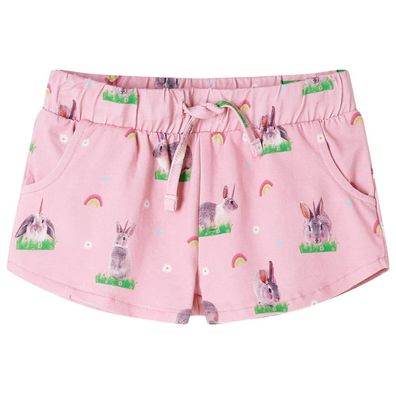 Kindershorts mit Kordelzug Hellrosa 104