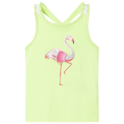 Kinder-Tanktop Neongelb 116