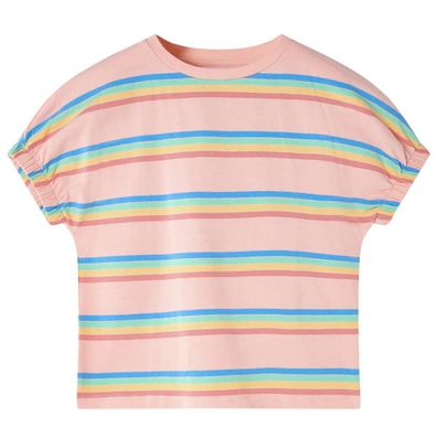 Kinder-T-Shirt Pfirsichrosa 140