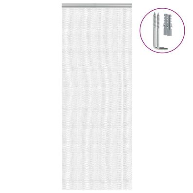 vidaXL Türvorhang aus Ketten 80x201 cm Aluminium