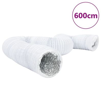 vidaXL Lüftungsschlauch Aluminium und PVC 6 m Ø12,5 cm