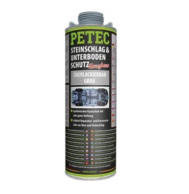 Petec Steinschlag- & Unterbodenschutz Grau 1000 ml