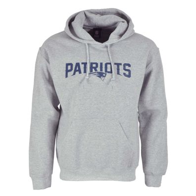 NFL Football Hoodie Kapuzenpullover New England Patriots Sweatshirt grau Gr. M