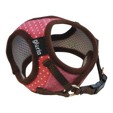 Hundegeschirr Gloria Punkte 17-22 cm Rosa XS