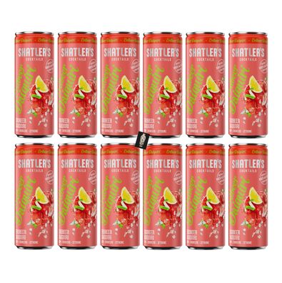 Shatlers Cocktail 12er Set Shatlers Erdbeer Daiquiri 12 x 0,25L 10,1% Vol. Erdb