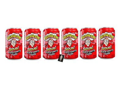 Warheads Sour Black Cherry Soda 6er Set 6 x 330ml