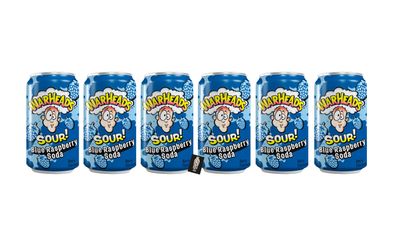 Warheads Sour Blue Raspberry Soda 6er Set 6 x 330ml