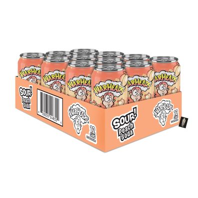 Warheads Sour Peach Soda 12er Set 12 x 330ml