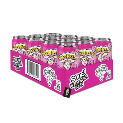 Warheads Sour Watermelon Soda 12er Set 12 x 330ml