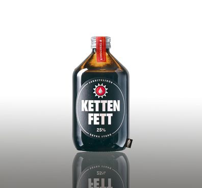 Kettenfett Lakritzlikör Extra Stark 0,5L 25% Vol. - [Enthält Sulfite]