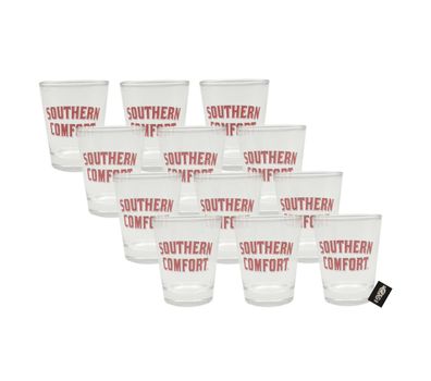 Southern Comfort Shot Glas 12er-Set Gläser