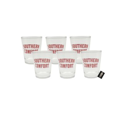 Southern Comfort Shot Glas 6er-Set Gläser