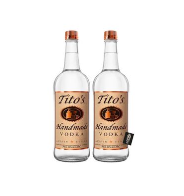 Titos Vodka 2er-Set 2x 0,7L 40% vol. - [Enthält Sulfite]