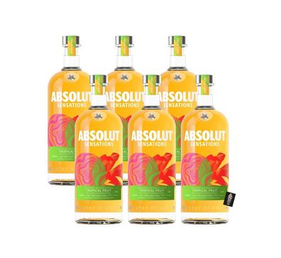 Absolut 6er-Set Sensations 6x 20% vol. 1l- [Enthält Sulfite]