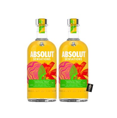 Absolut 2er-Set Sensations 2x 20% vol. 1l- [Enthält Sulfite]