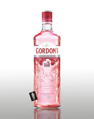 Gordons Pink Dry Gin Special London Dry Gin 0,7l 37,5% vol.- [Enthält Sulfite]