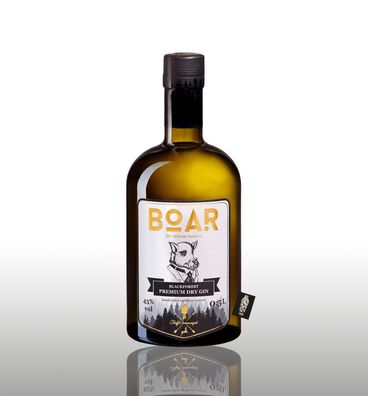 Boar Blackforest Premium Dry Gin 43% vol. 0,5L- [Enthält Sulfite]