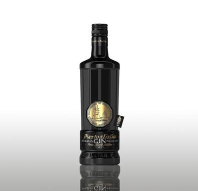 Puerto de Indias Dry Gin - Seca Pur Black Edition 40% 0,7l