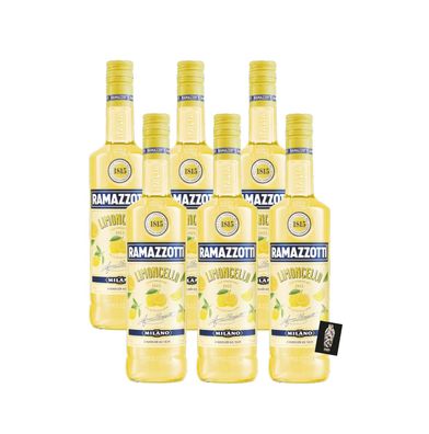 Ramazzotti 6er-Set Limoncello 6x 0,7L 29% vol. - [Enthält Sulfite]