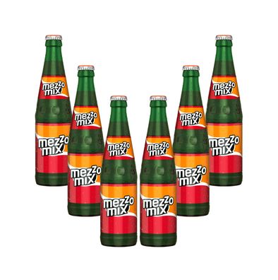 Mezzo Mix 6er Set Mezzo Mix 6x 0,33L inkl. Pfand Mehrweg Glas Cola küsst Orange