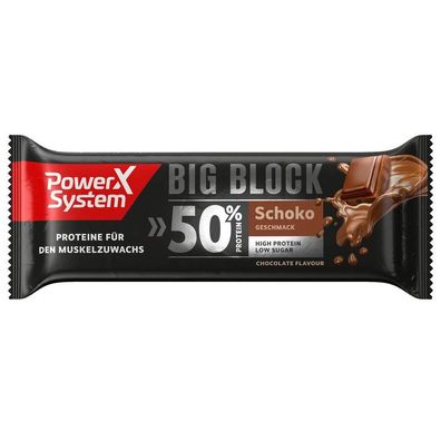 Power System 26506 BIG BLOCK 50% Proteinriegel 1 Riegel