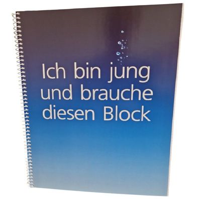 50X Kariert Spiralblock A4 Mein Block 80 Blatt Notizblock Seitlich gebunden Papier