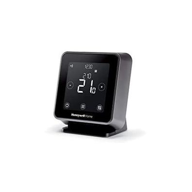 Honeywell Home T6R WLAN-Raumthermostat mit Tischhalterung und Radio