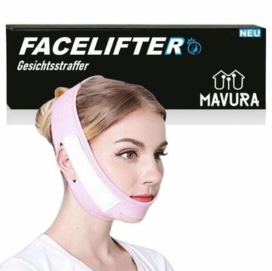 Facelifter Gesichtsstraffung Face-Lifting Doppelkinn Anti Falten Maske Gesicht