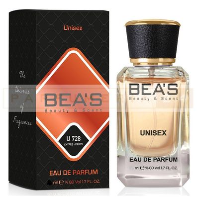 BEA'S Beauty & Scent U 728 EAU DE PARFUM 100 ml Chypre Fruity Unisex Damen Herren