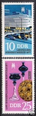 DDR Nr.2250/51 * * Herbstmesse 1977, postfrisch