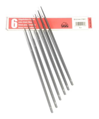 Dolmar Sägekettenfeile 5,5 mm für Kette 3/8" und .404, 6er Pack