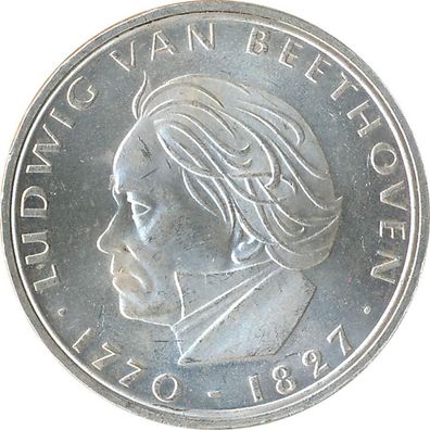 BRD 5 DM 1970 F Ludwig van Beethoven Silber*