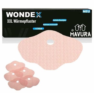 WonderPatch Mymi Wonder Patch Beauty Wellness Wärme, XXL Bauchpflaster Set 5Stk