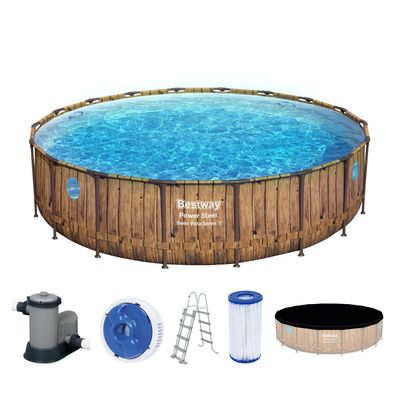 Power Steel™ Swim Vista Series™ Frame Pool Komplett-Set mit Filterpumpe Ø 549 x