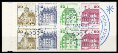 BERLIN Markenheftchen Nr MH 12caoZ zentrisch gestempelt X801B6A