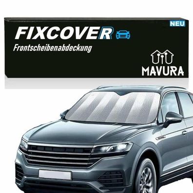 Fixcover Frontscheibenabdeckung Scheibenabdeckung Frostschutz UV Sonnenschutz Auto Fr