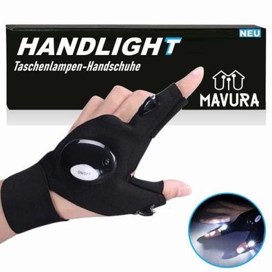Handlight LED Taschenlampen Handschuhe Fingerlicht Camping Angeln Outdoor Handschuh