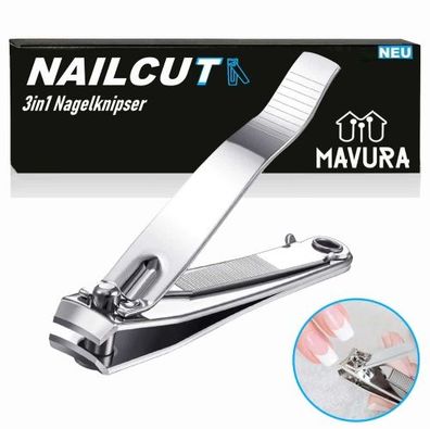 Nailcut Edelstahl Nagelknipser Nagelzange Nagelfeile Nagelhautschieber Nagelschneider