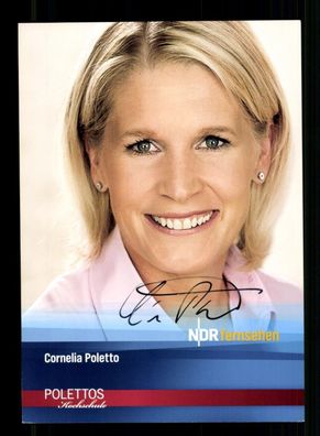 Cornelia Poletto NDR Autogrammkarte Original Signiert #BC 215387