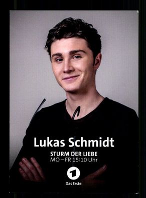 Lukas Schmidt Sturm der Liebe Autogrammkarte Original Signiert #BC 215455