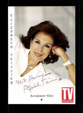 Elizabeth Teisser TV Astrologie Autogrammkarte Original Signiert # BC 215502