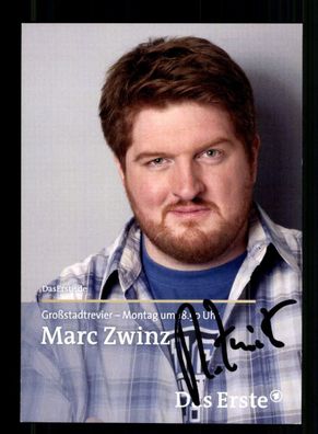 Marc Zwinz Großstadtrevier Autogrammkarte Original Signiert # BC 215406