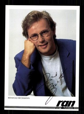 Reinhold Beckmann RAN Autogrammkarte Original Signiert # BC 215800