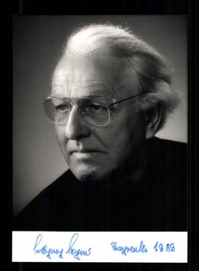 Wolfgang Wagner 1919-2010 Foto Opernregisseur Original Signiert # BC 215523