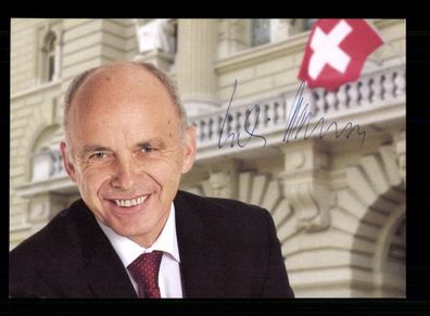 Ueli Maurer Bundespräsident der Schweiz Original Signiert # BC 215046