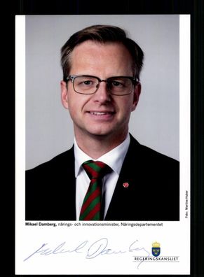 Mikael Damberg Finanzminister Schweden Original Signiert # BC 215064