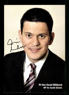 David Miliband Außenminister England Original Signiert # BC 215088