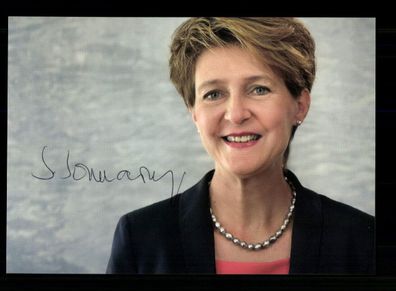 Simonette Sommaruga Bundespräsidentin der Schweiz Original Signiert # BC 215047