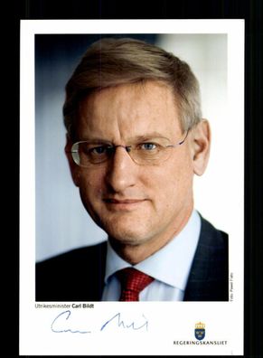 Carl Bildt Ministerpräsident von Schweden 1991-94 Original Signiert # BC 215065