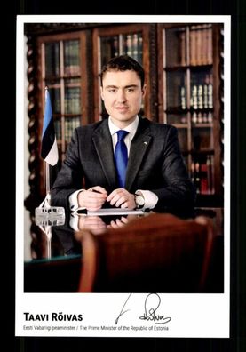 Taavi Roivas Ministerpräsident England 2014-16 Original Signiert # BC 215101